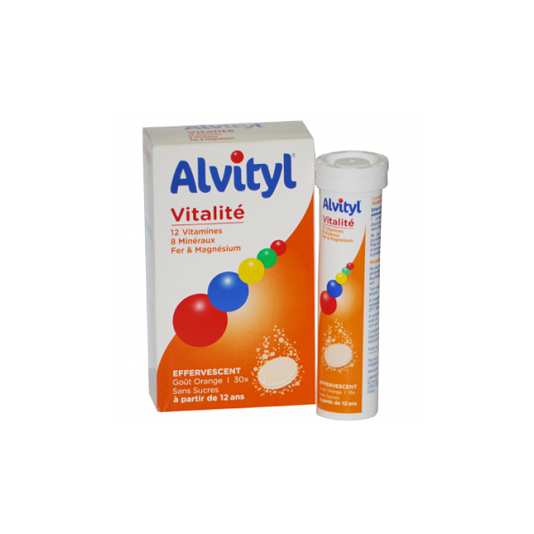 Alvityl 22 Vitamines & Mineraux Comprimé effervescent
