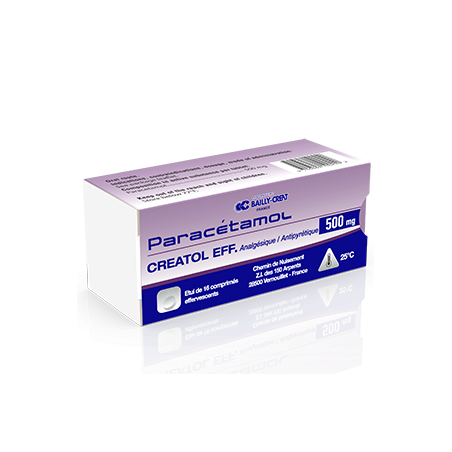 Paracetamol Creat 500Mg Comprimé B/1000