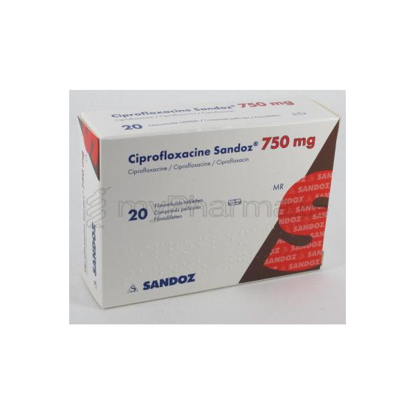 Ciprofloxacine Ibugen 750Mg Comprimé B/10*10