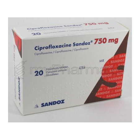 Ciprofloxacine Ibugen 750Mg Comprimé B/10*10