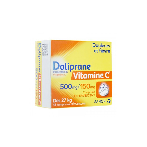 Doliprane Vit C Comprimé effervescent