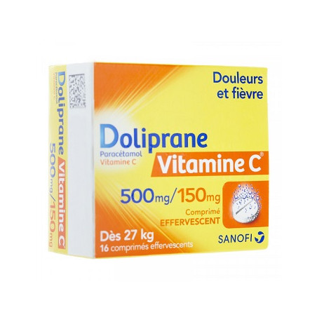 Doliprane Vit C Comprimé effervescent