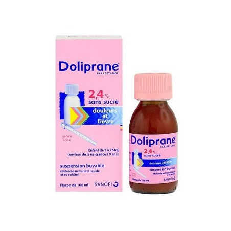 Doliprane 2.4% Fl/60Ml Sirop