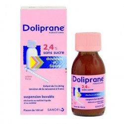 Doliprane 2.4%  Ss Fl/100Ml Sirop