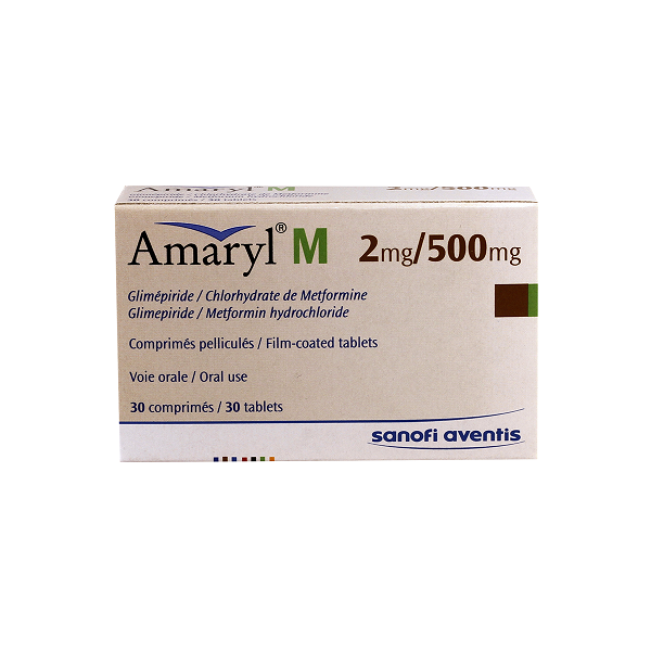 Amaryl-2Mg/500Mg Comprimé