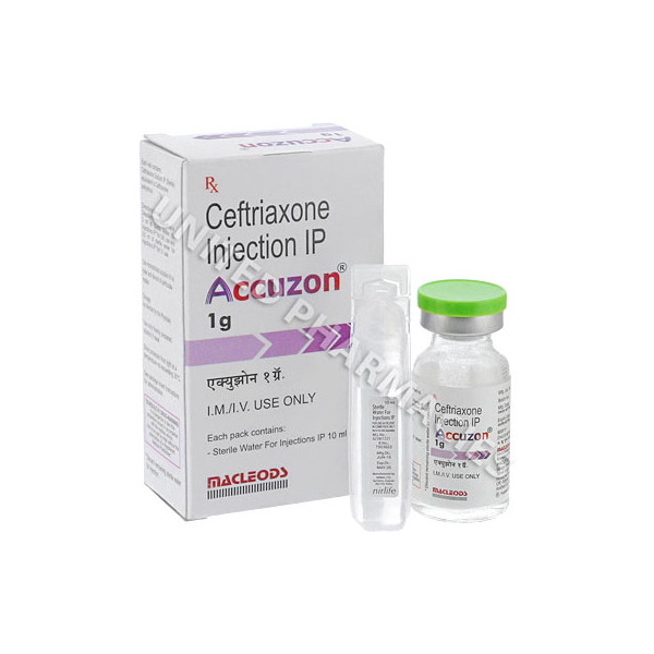 Accuzon-1G Injectable (Ceftrazone)